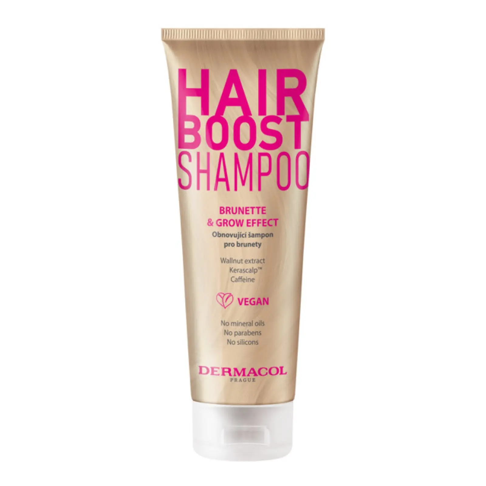 Dermacol Hair Boost Brunette & Grow Effect Shampoo posilující šampon pro hnědé vlasy 250 ml