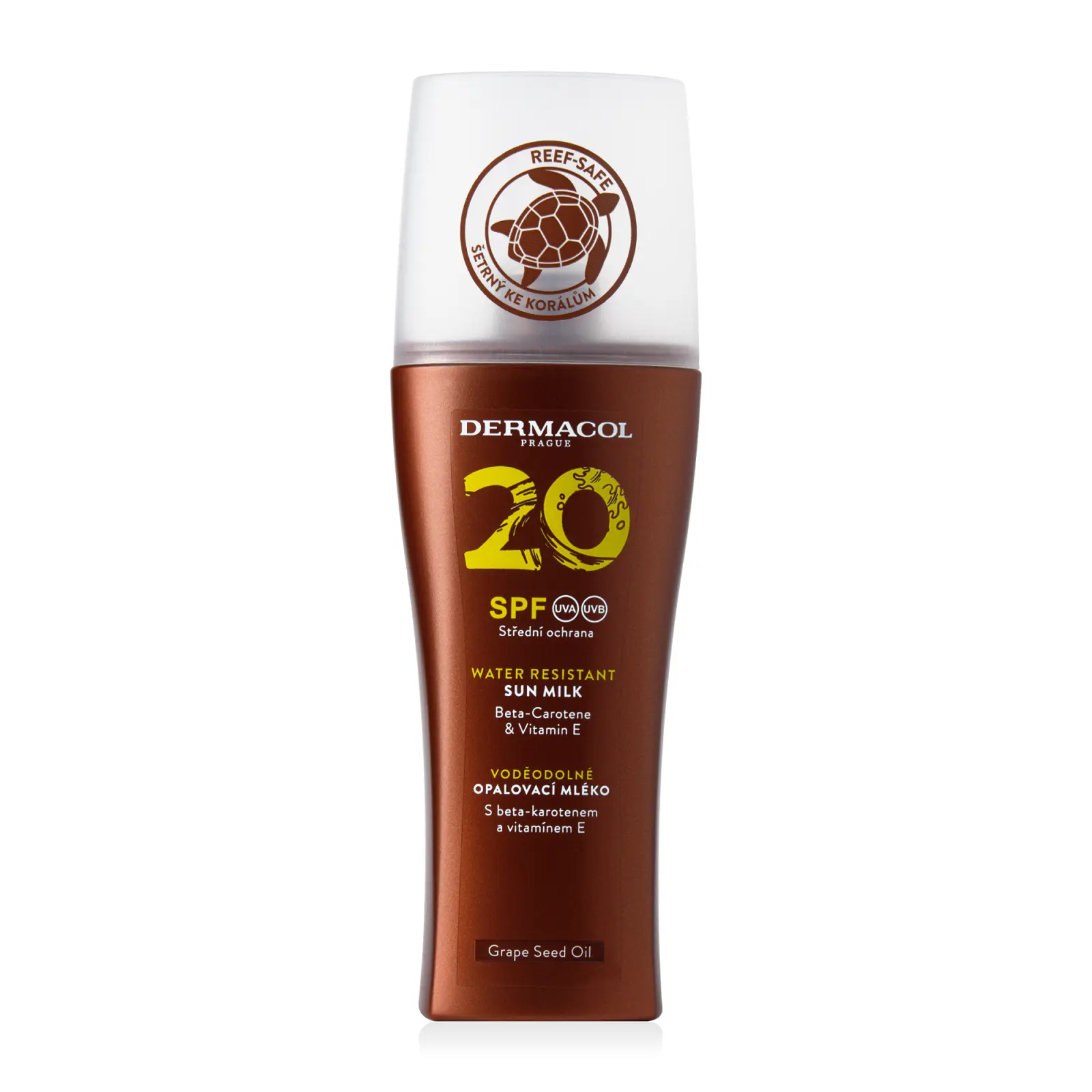 SUN Mléko na opalování SPF 20 rozprašovač Dermacol - Oficiální e-shop Dermacol