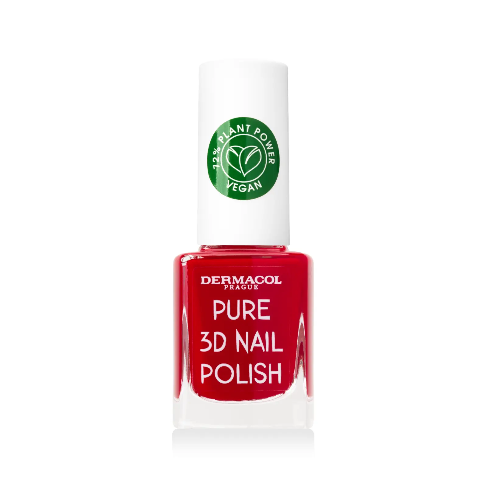 Dermacol Pure 3D Nail Polish lak na nehty 04 Poppy Red 11 ml