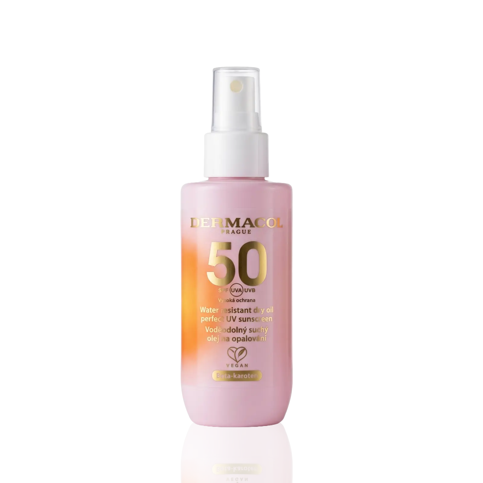 Dermacol Voděodolný suchý olej na opal.SPF50 150ml