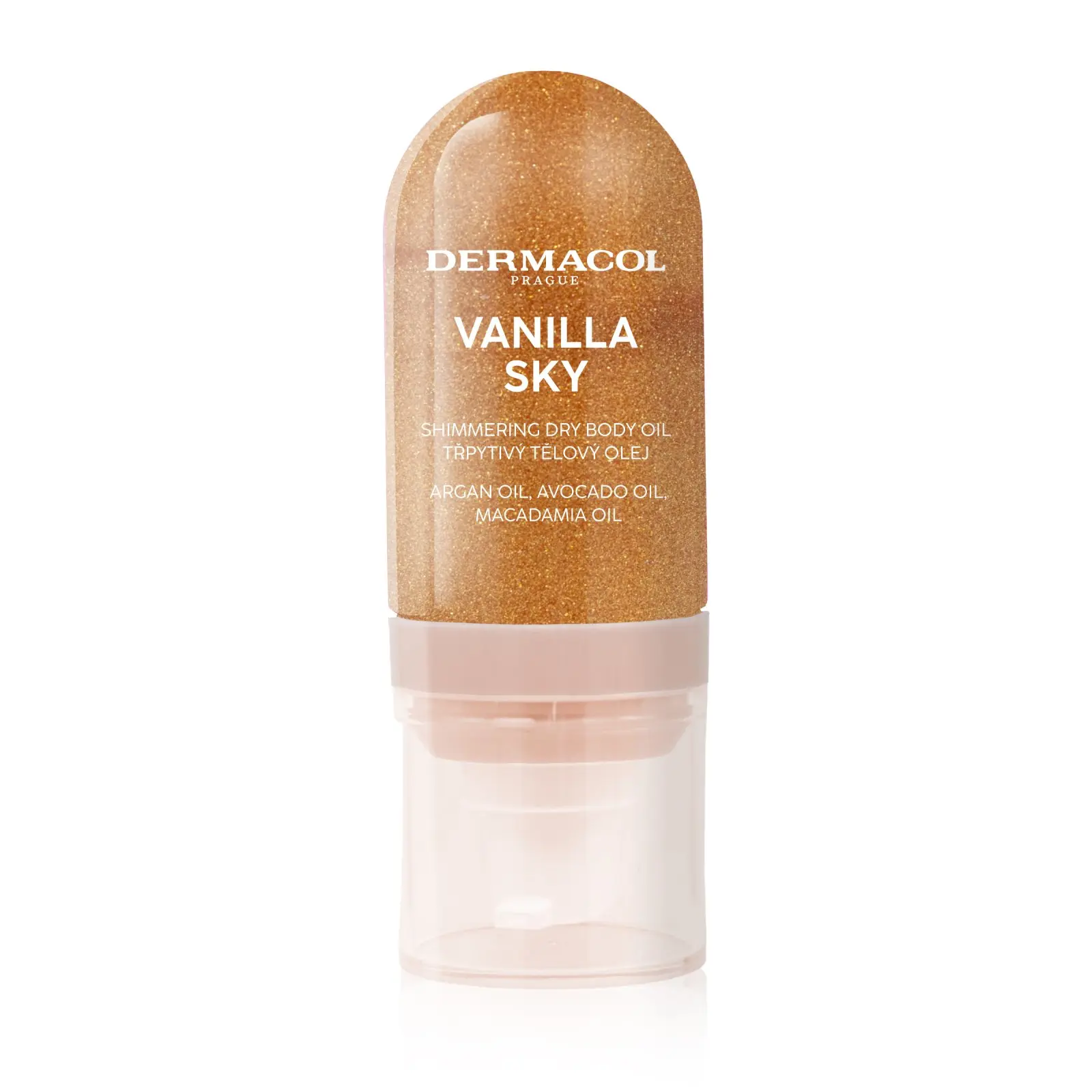 Vanilla Sky třpytivý suchý tělový olej Dermacol - Oficiální e-shop Dermacol