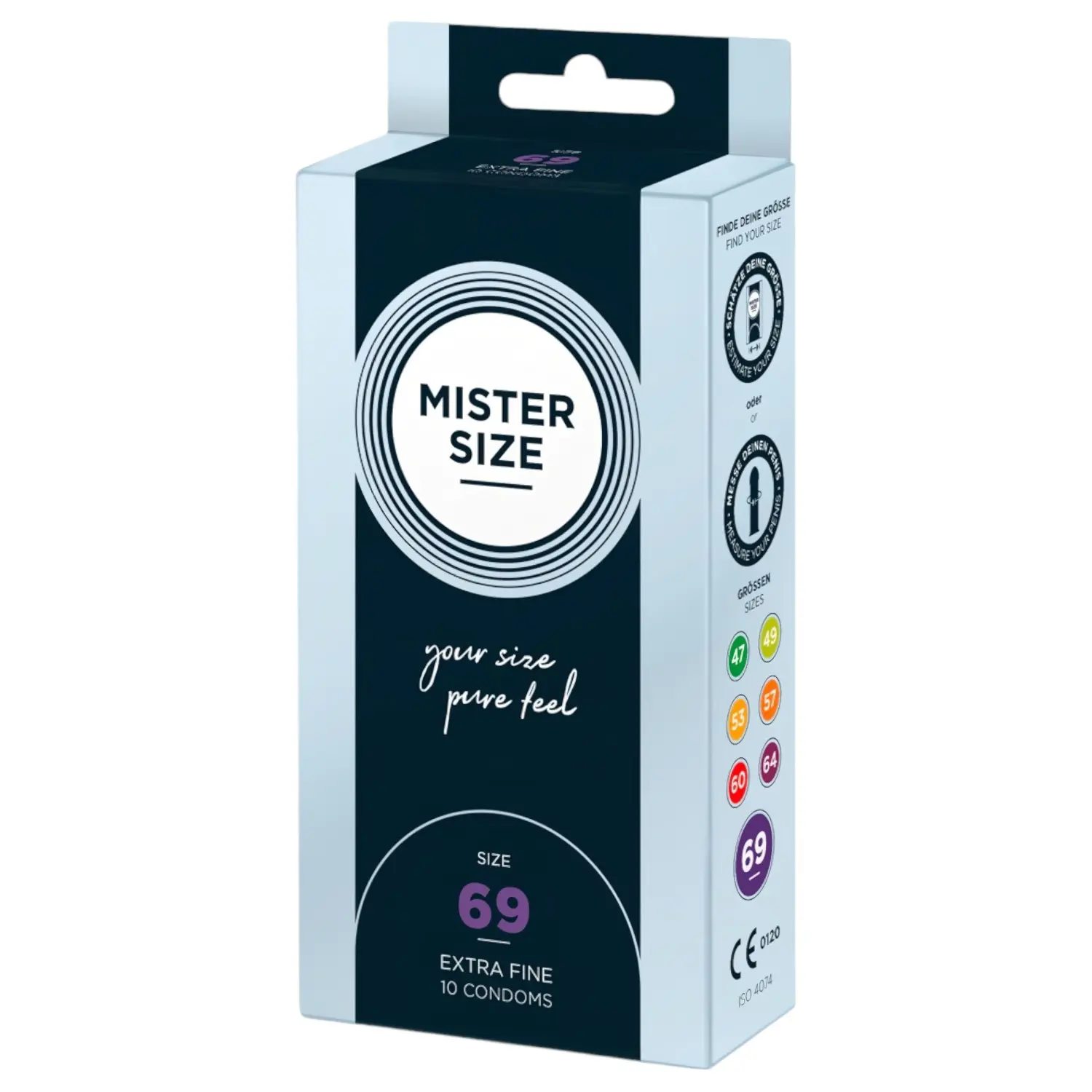 Kondomy MISTER SIZE 69 mm, 10 ks