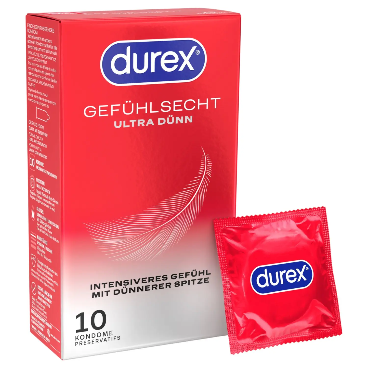Durex - ultra tenký kondom (10 ks)