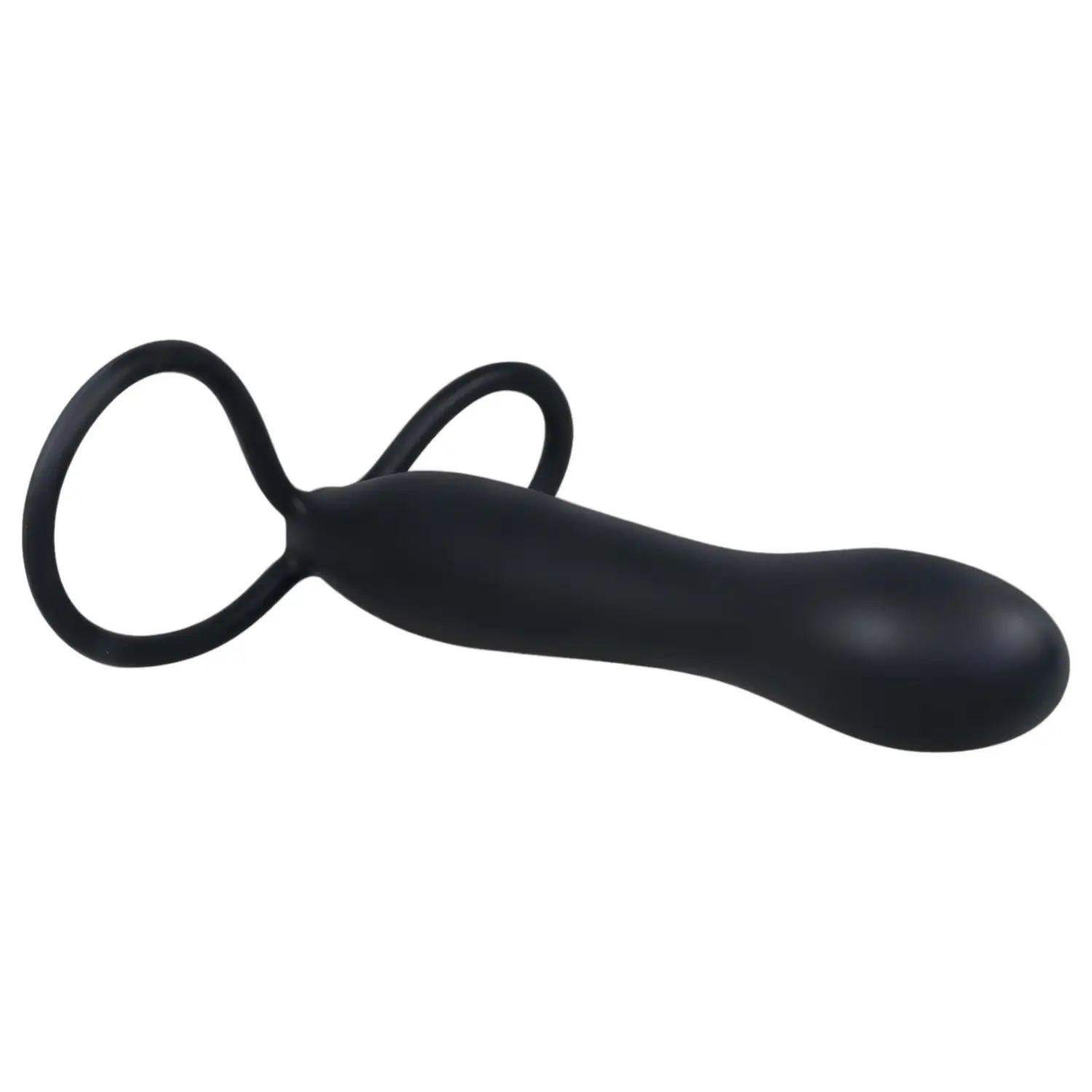 You2Toys - Anální dildo a erekční kroužek - černá