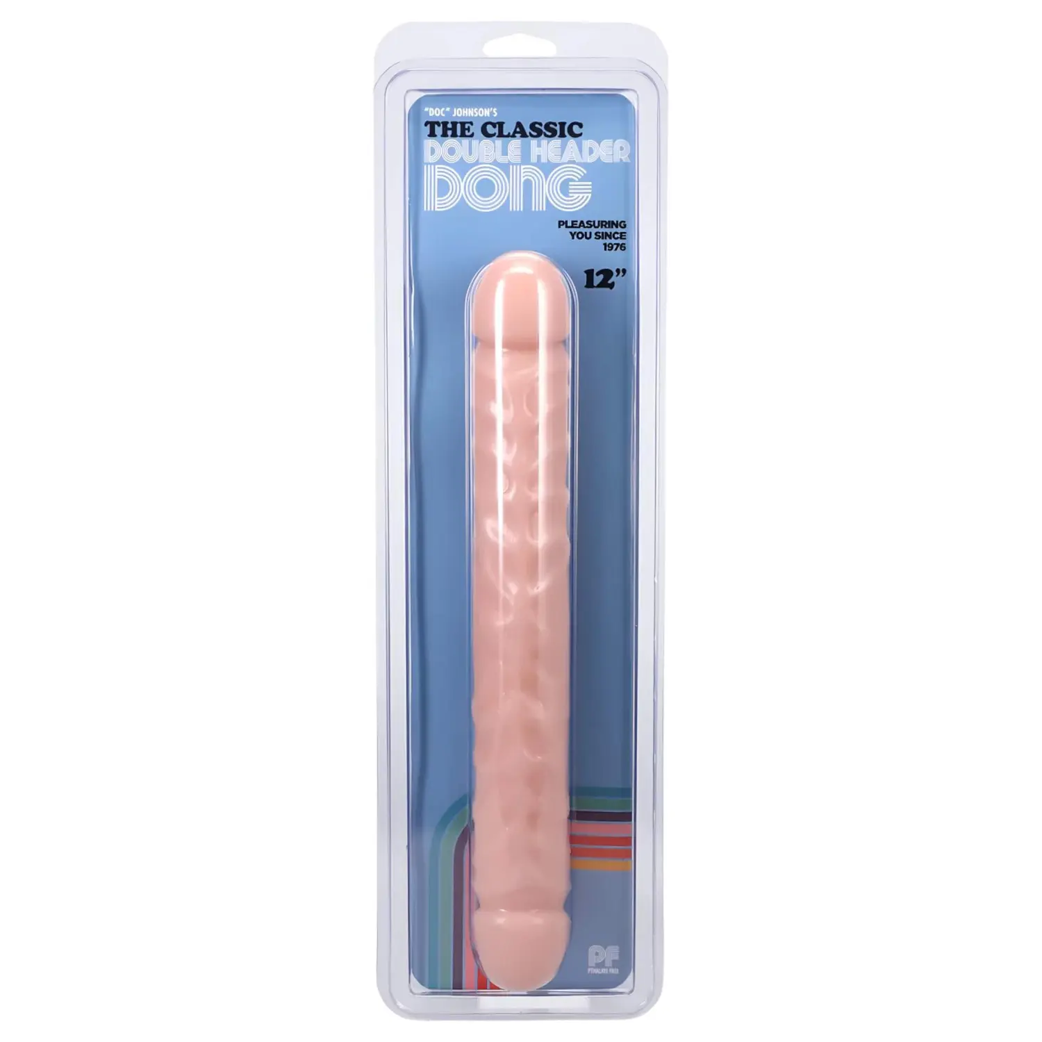 Doc Johnson - dvojité dildo - realistické - tělová - 30,5 cm
