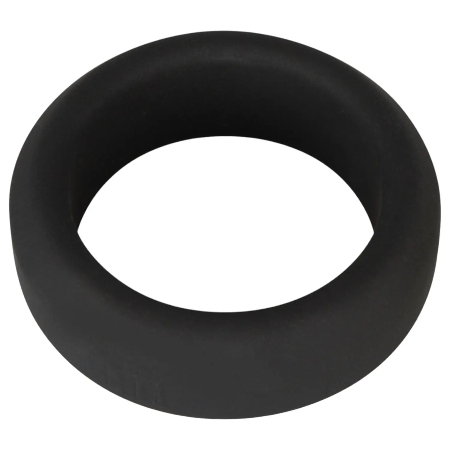 Black Velvets - erekční kroužek silnostěnný 3,2 cm - černý