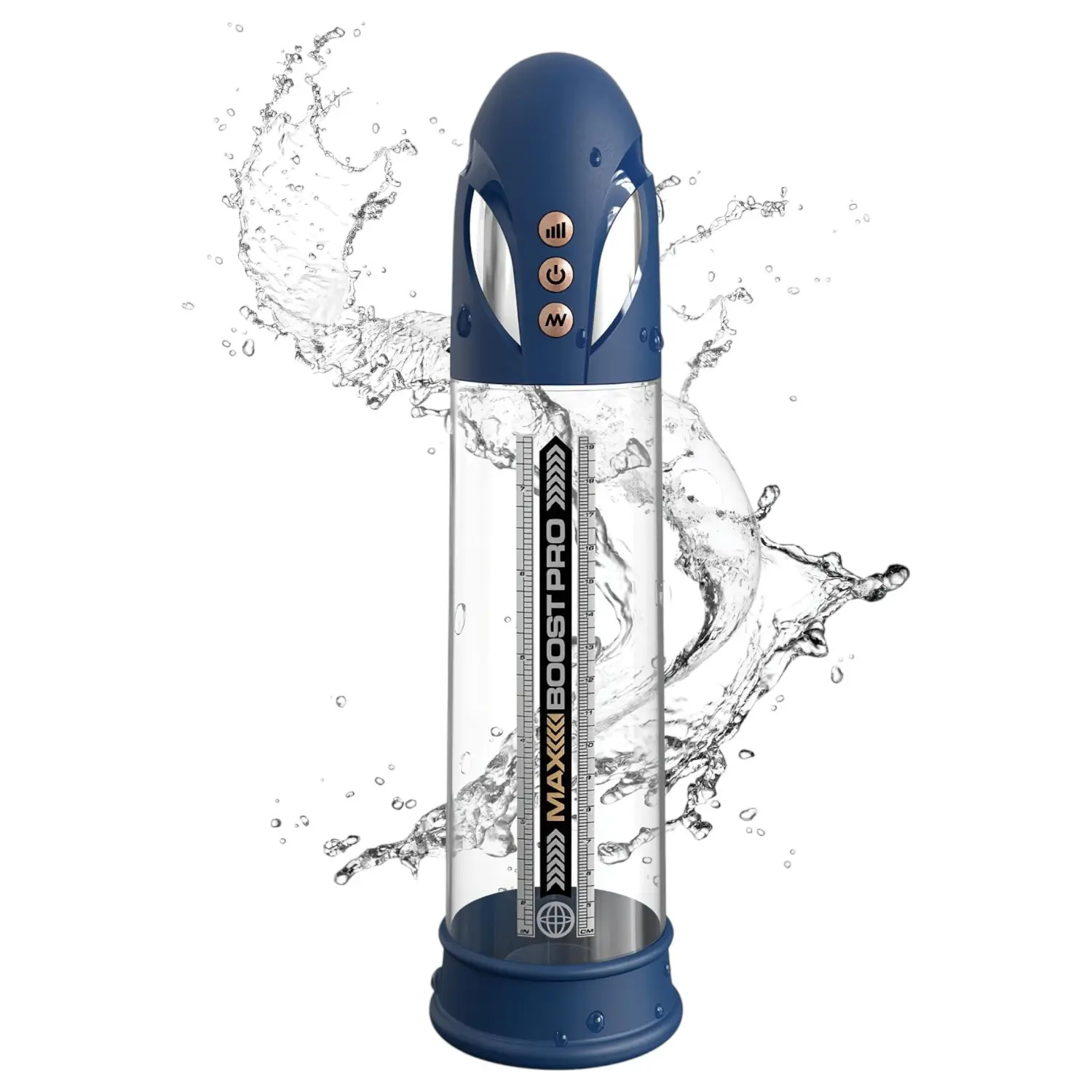 Pipedream - Pump Worx - automatická pumpa na penis (modrá)