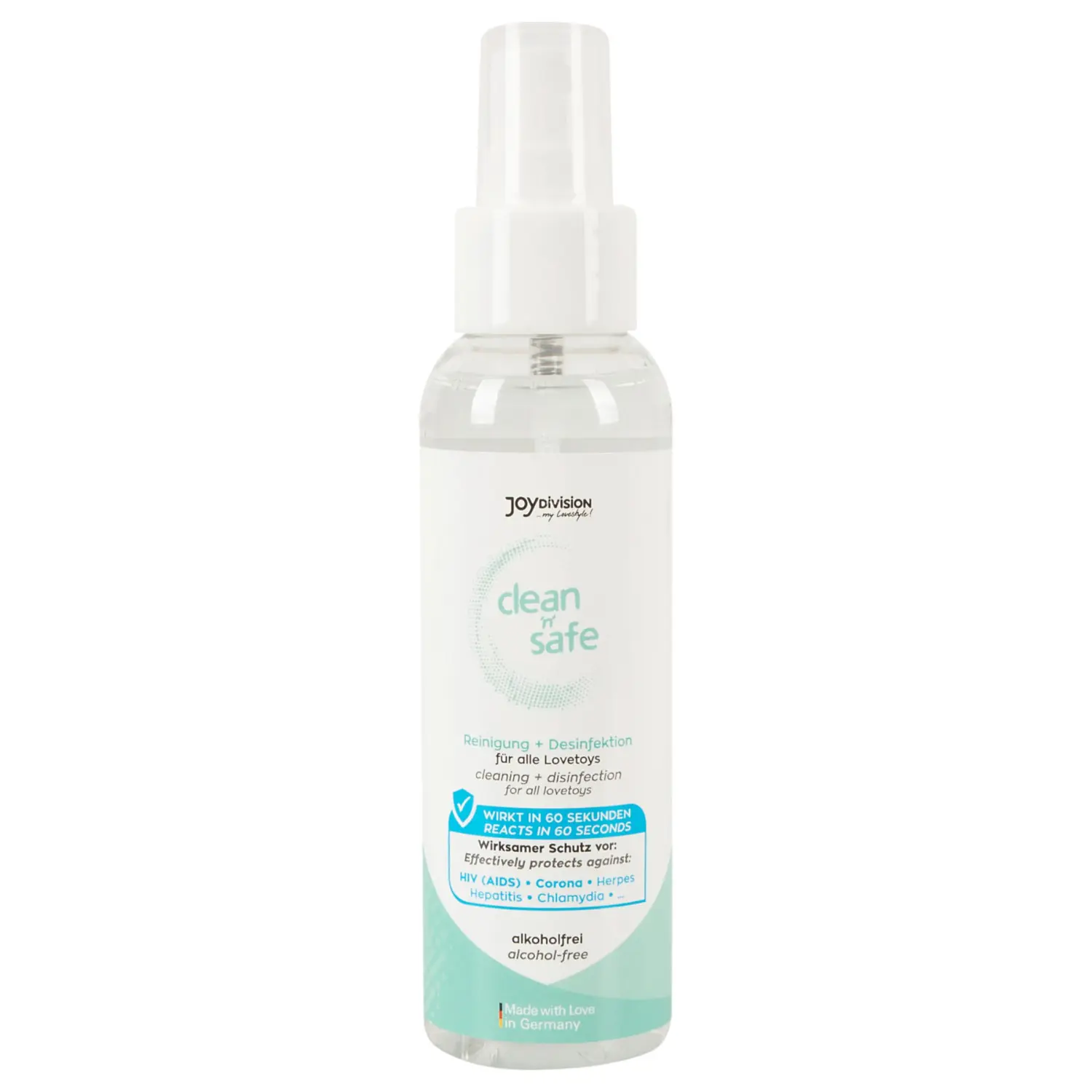 JoyDivision Clean Safe - dezinfekční a čisticí sprej - 100 ml