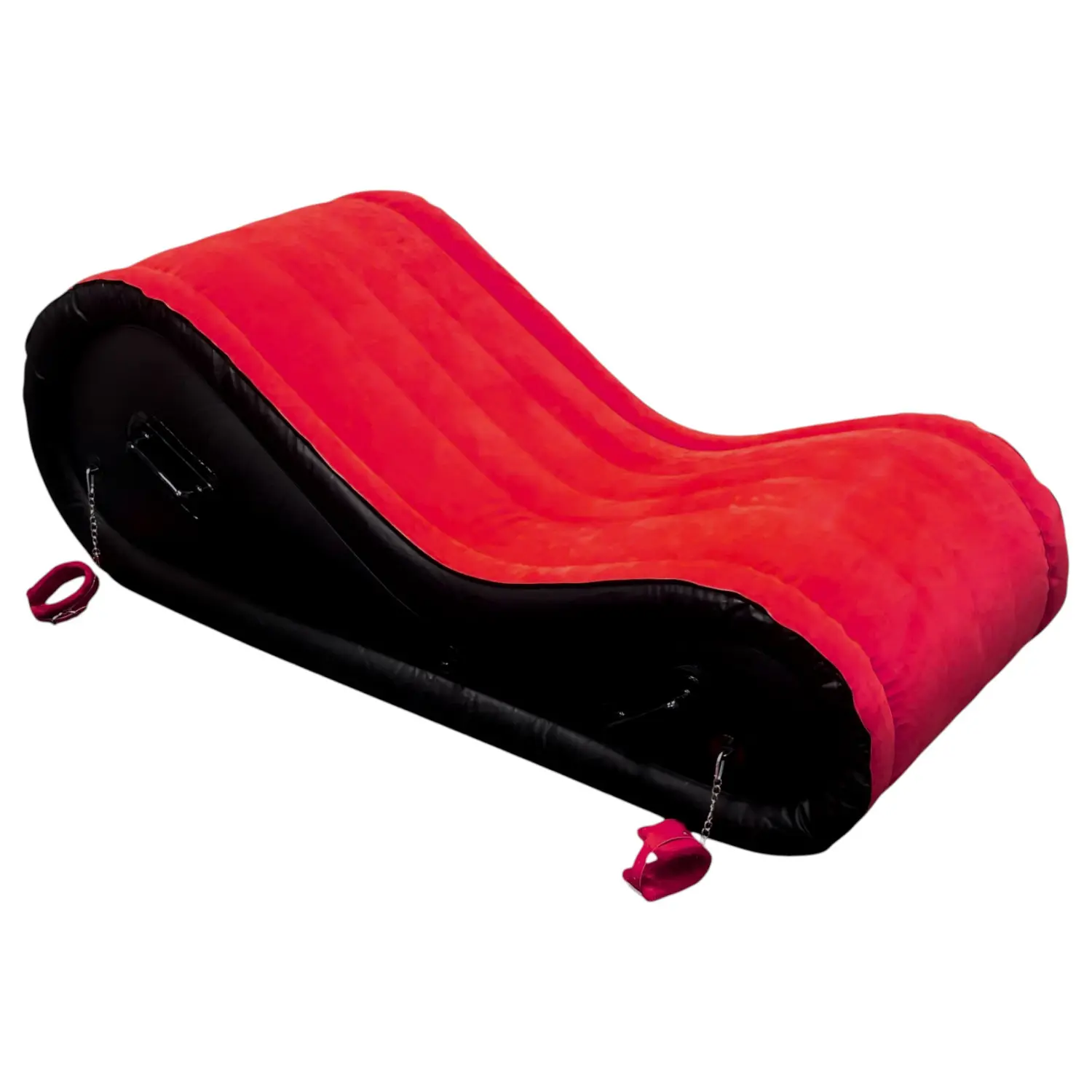 Desirel Magic Pillow - Nafukovací BDSM sexuální nábytek - s pouty (červený)