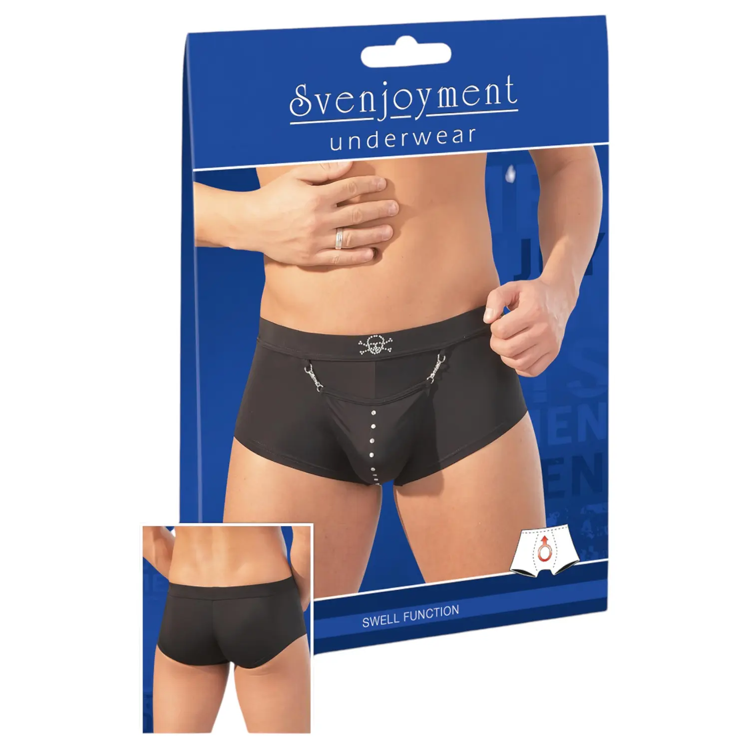 Svenjoyment - Pirátské boxerky (černé) - XL