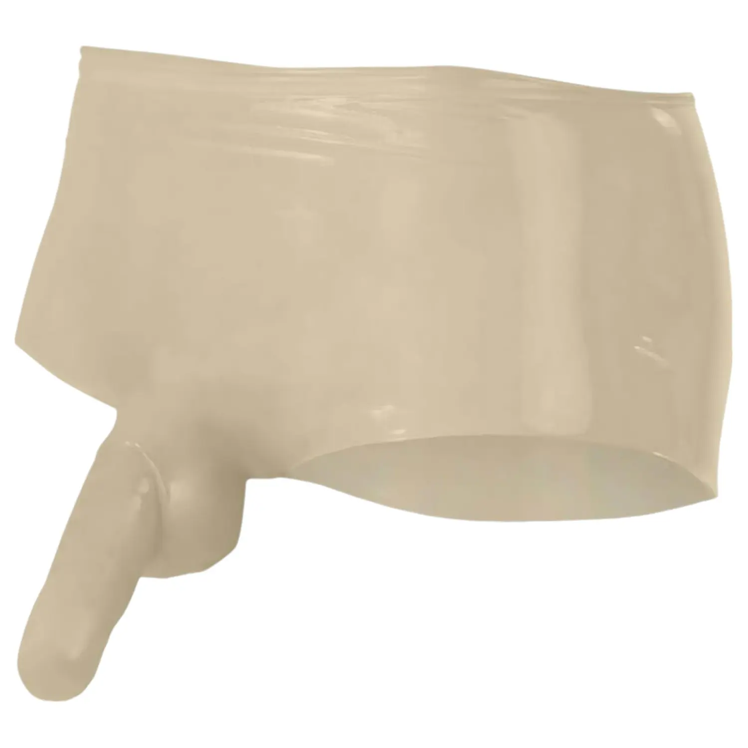 LateX boxer + návlek na penis (přírodní)