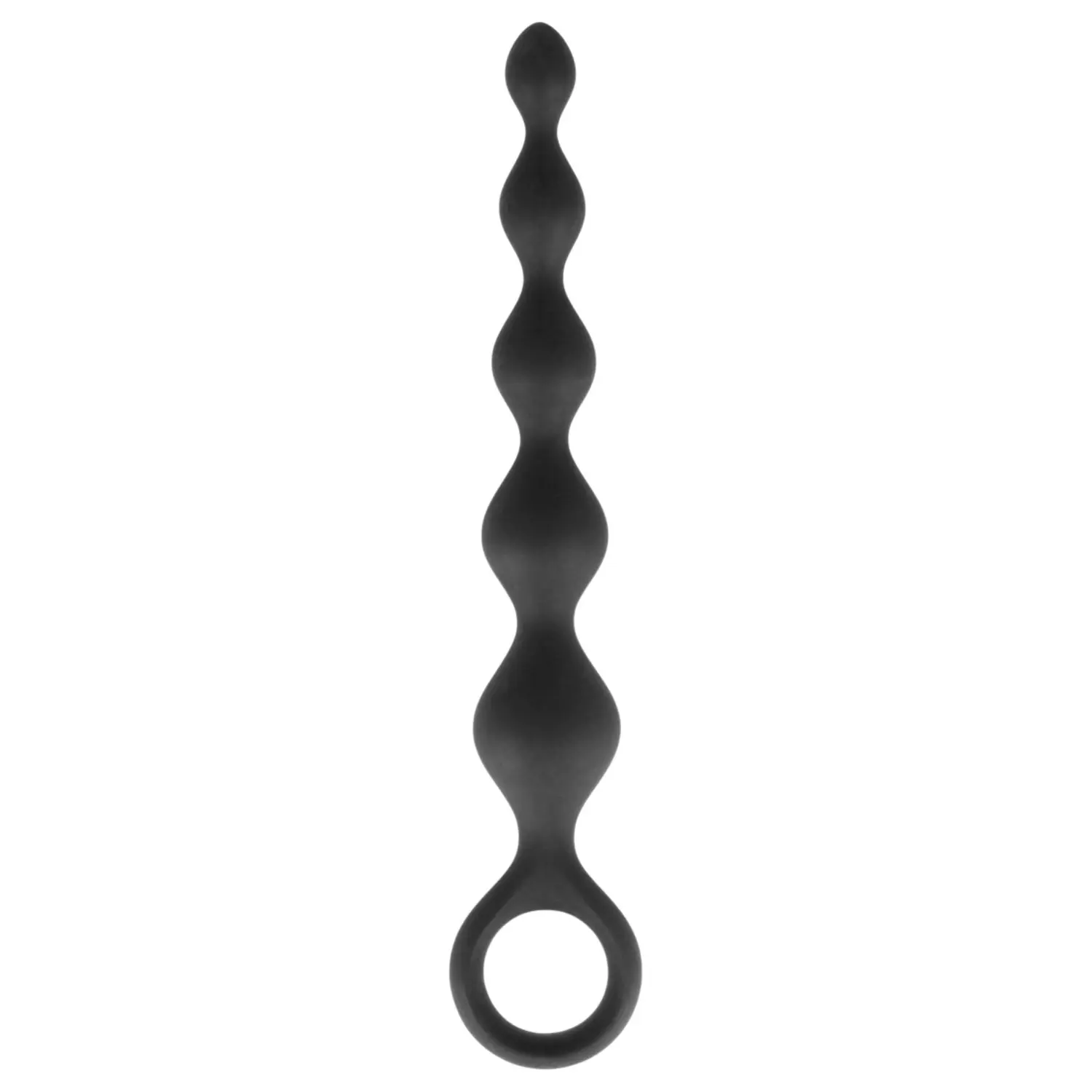 Dorcel Deep Feel - anální dildo s korálky (černé)