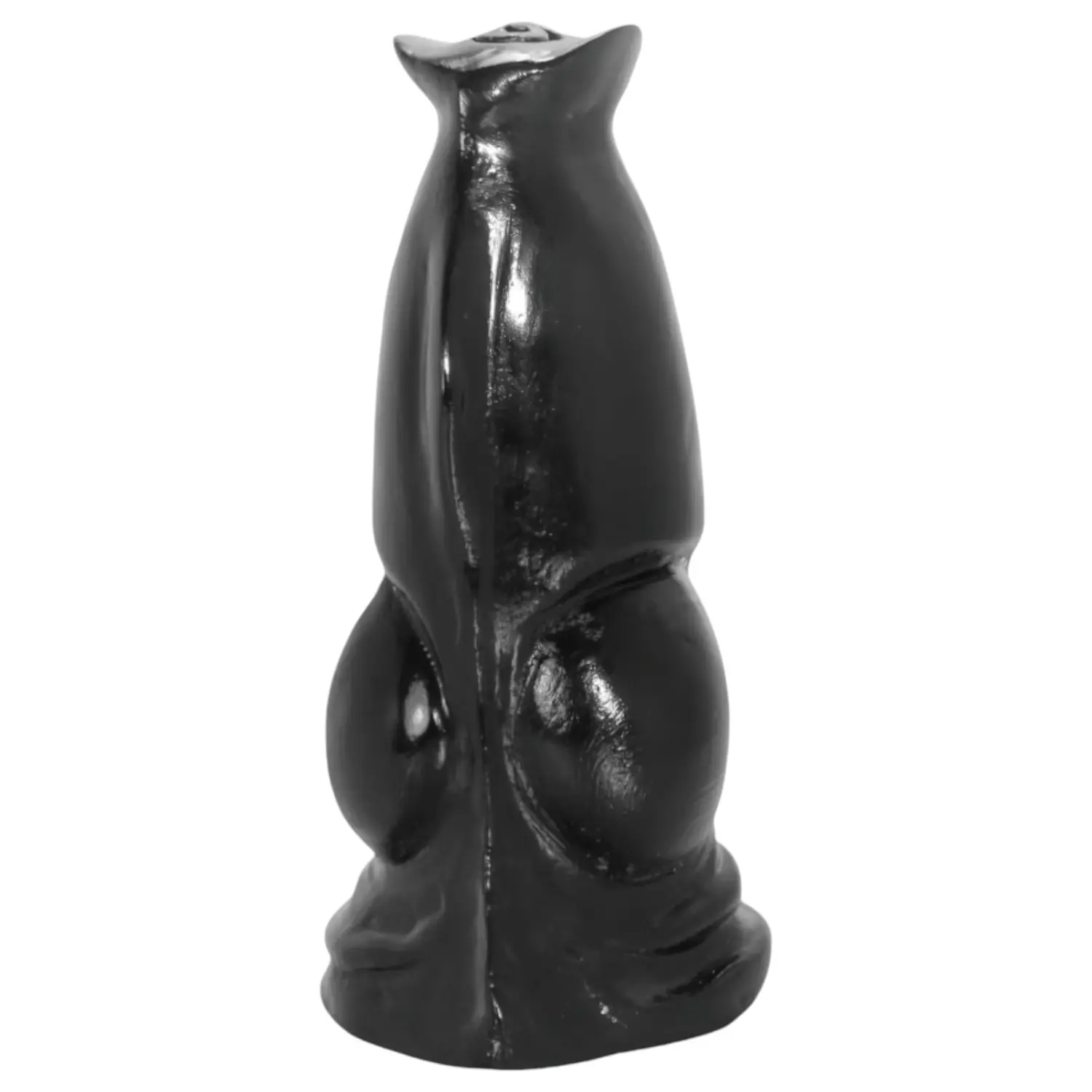 AnimHole Wolf - realistické dildo ve tvaru vlčího penisu - 21 cm - černé