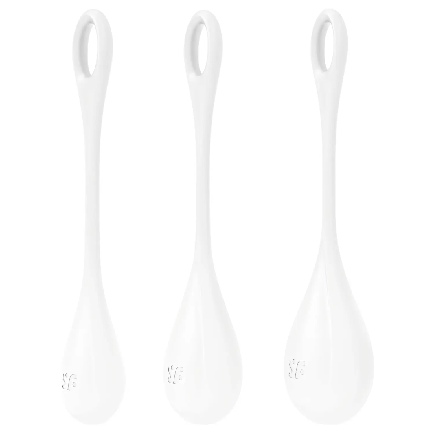 Vaginální činky SATISFYER YONI POWER 1 TRAINING sada bílé