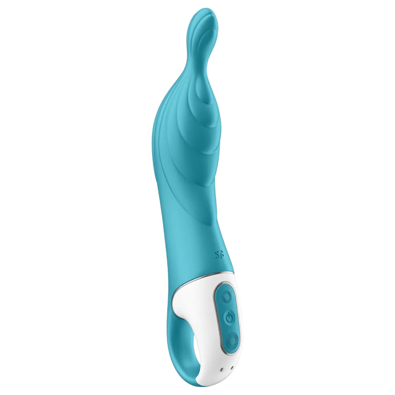 Satisfyer - vibrátor na bod A - dobíjecí - tyrkysový