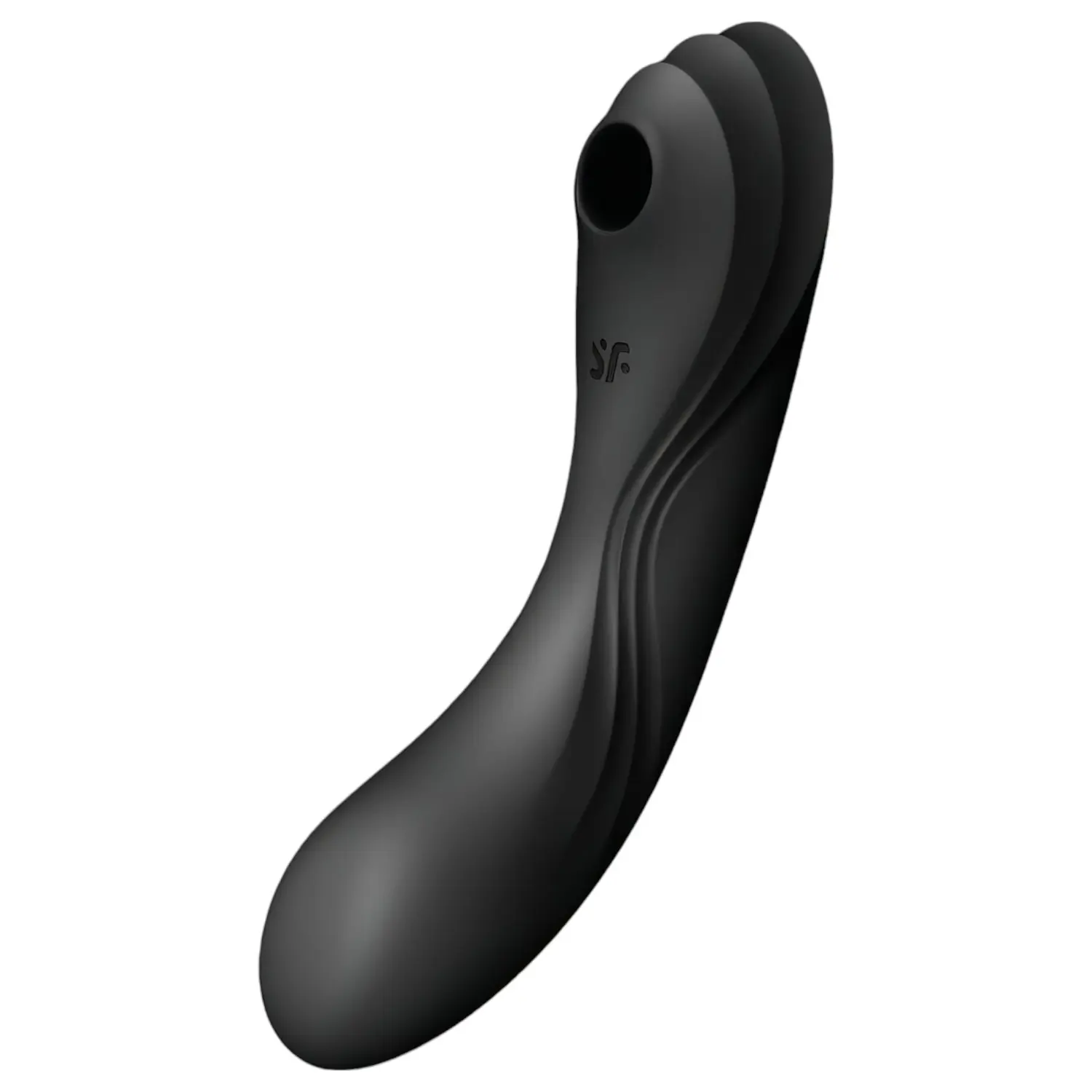 Satisfyer Curvy Trinity 4 - 2v1 vibrátor s tlakovými vlnami (černý)