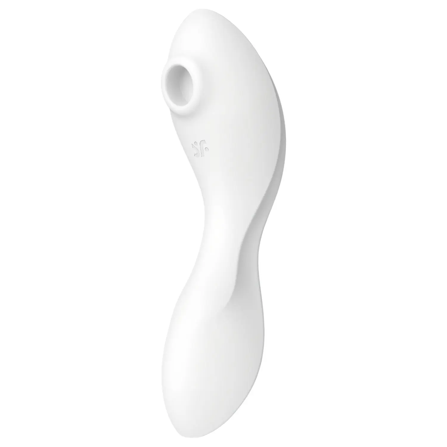 Satisfyer Curvy Trinity 5+ - aplikací ovládaný 2v1 vibrátor (bílý)