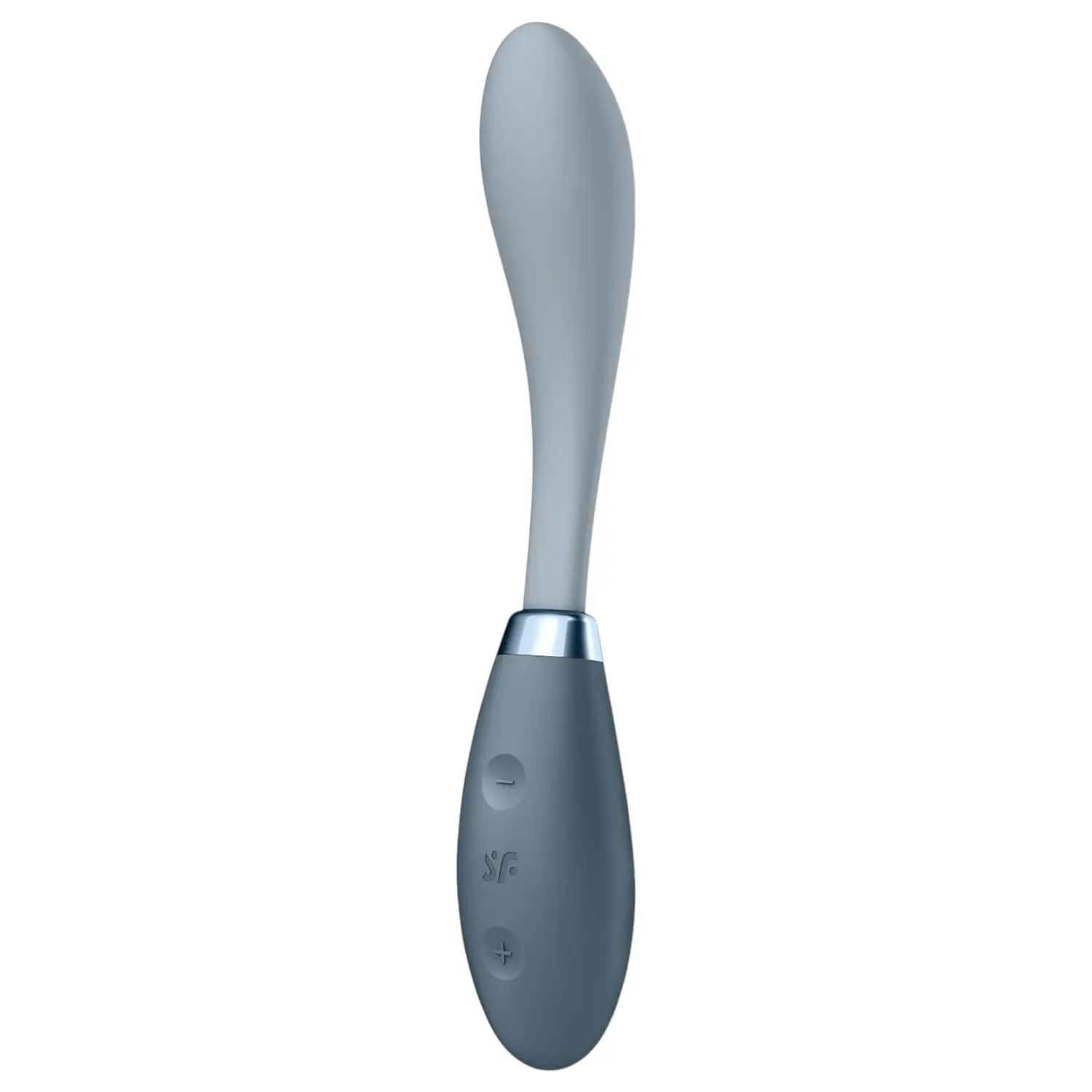 Satisfyer - vibrátor na G-bod - flexibilní, dobíjecí - šedý