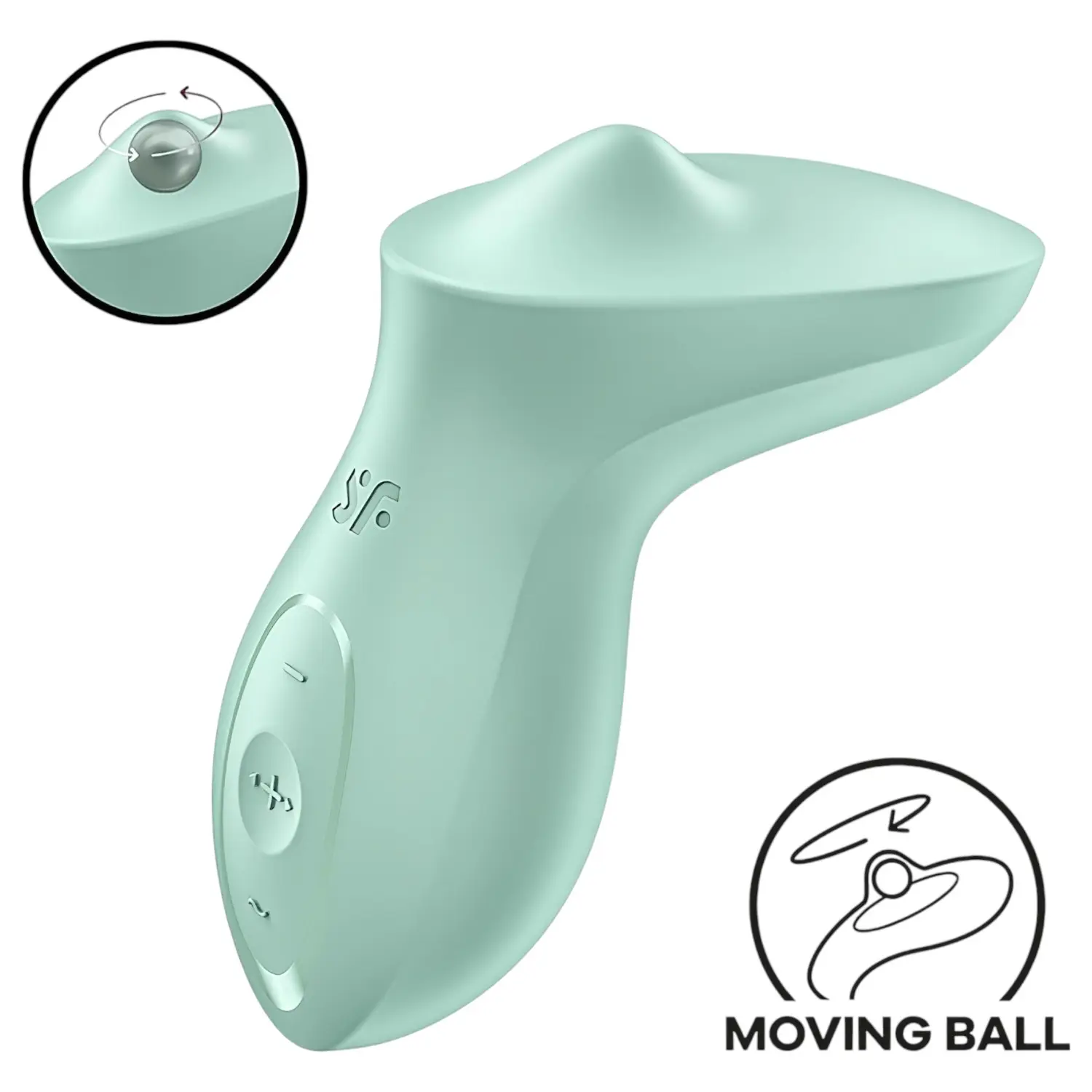Satisfyer Exciterrr - rotační perlový vibrační stimulátor klitorisu (zelený)