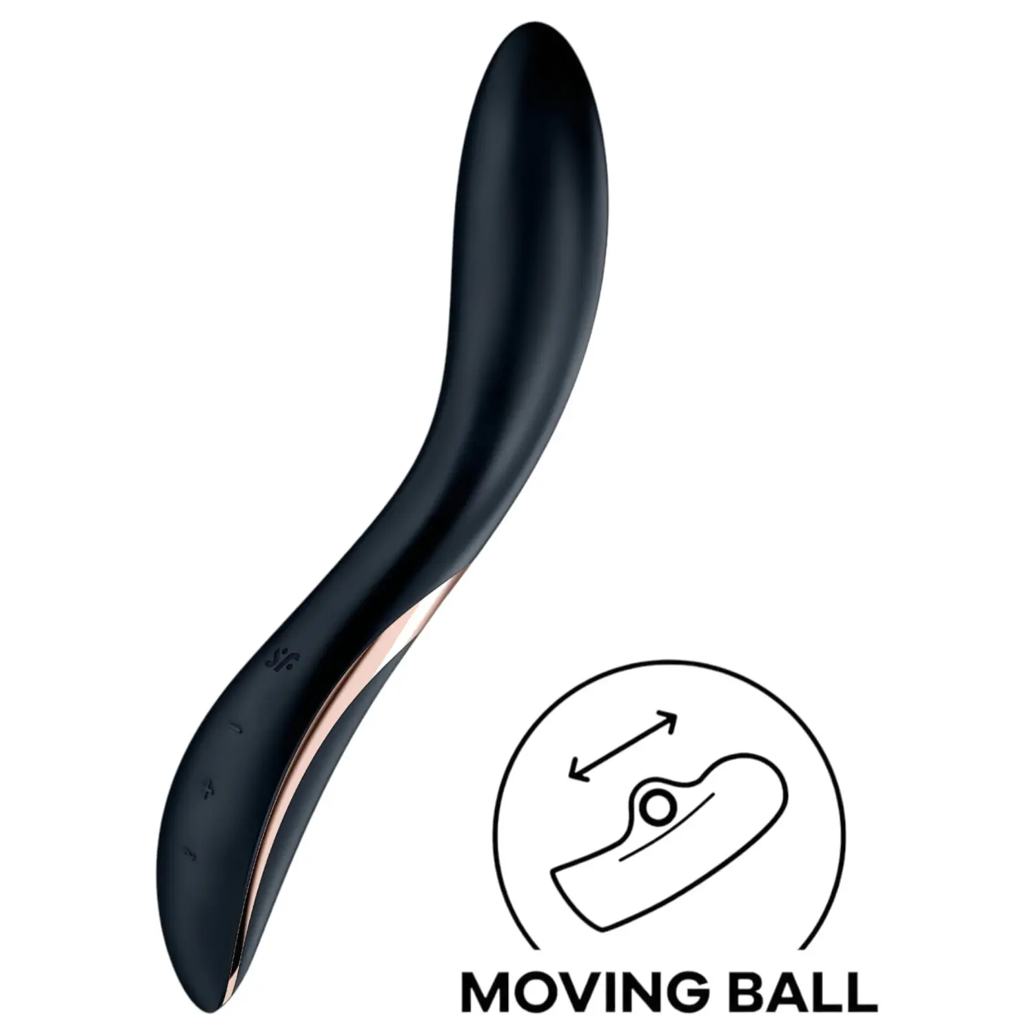 Vibrátor SATISFYER RRROLLING EXPLOSION G-Spot černý