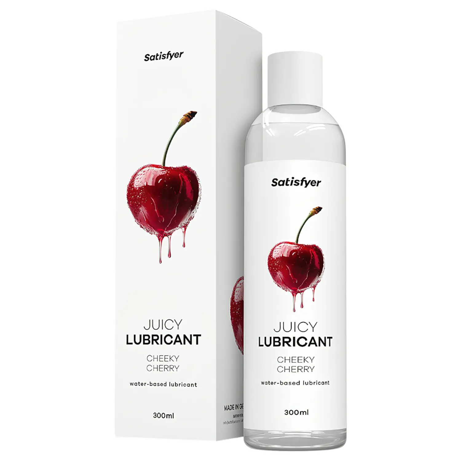 Satisfyer - lubrikační gel s příchutí - třešeň - 300 ml