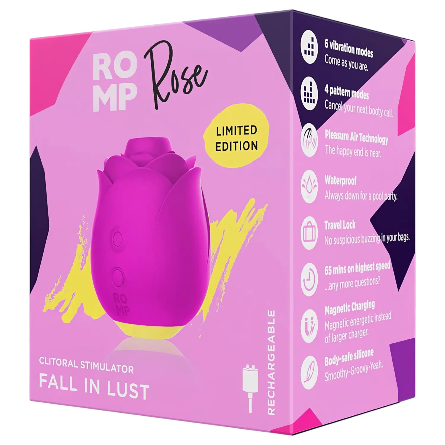 ROMP Rose Clitoral Stimulator Pink