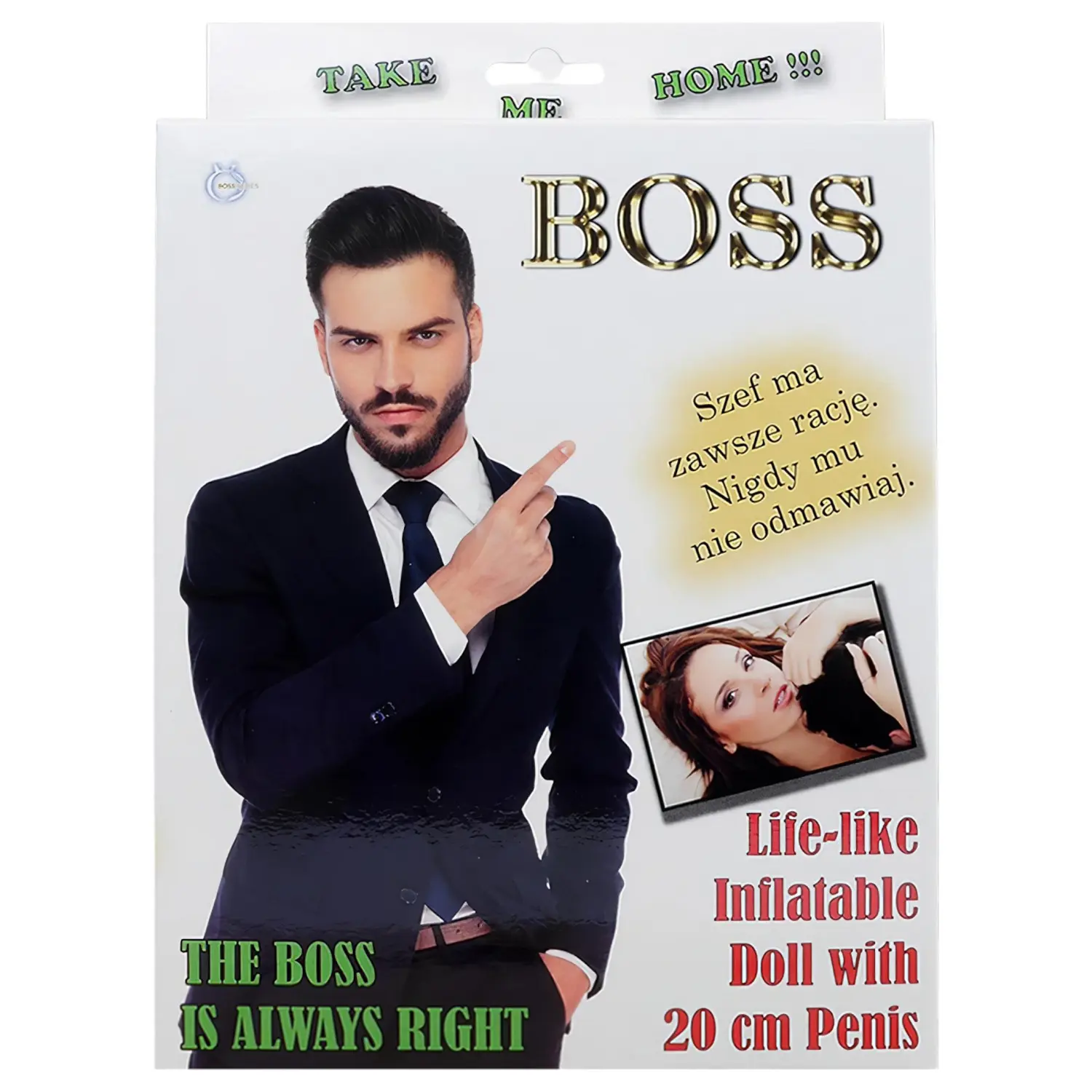 Boss - nafukovací muž - gumový