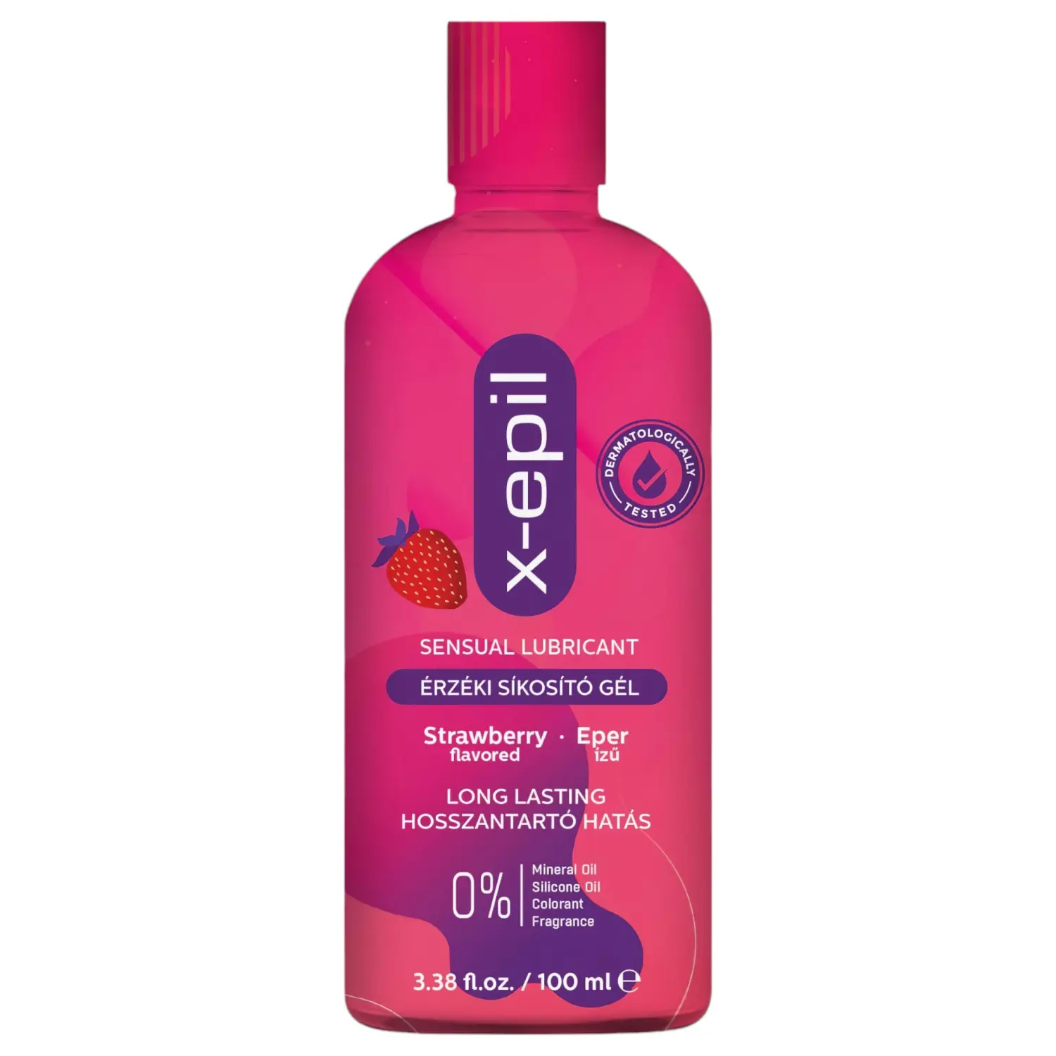X-Epil - lubrikační gel s jahodovou příchutí - 100 ml