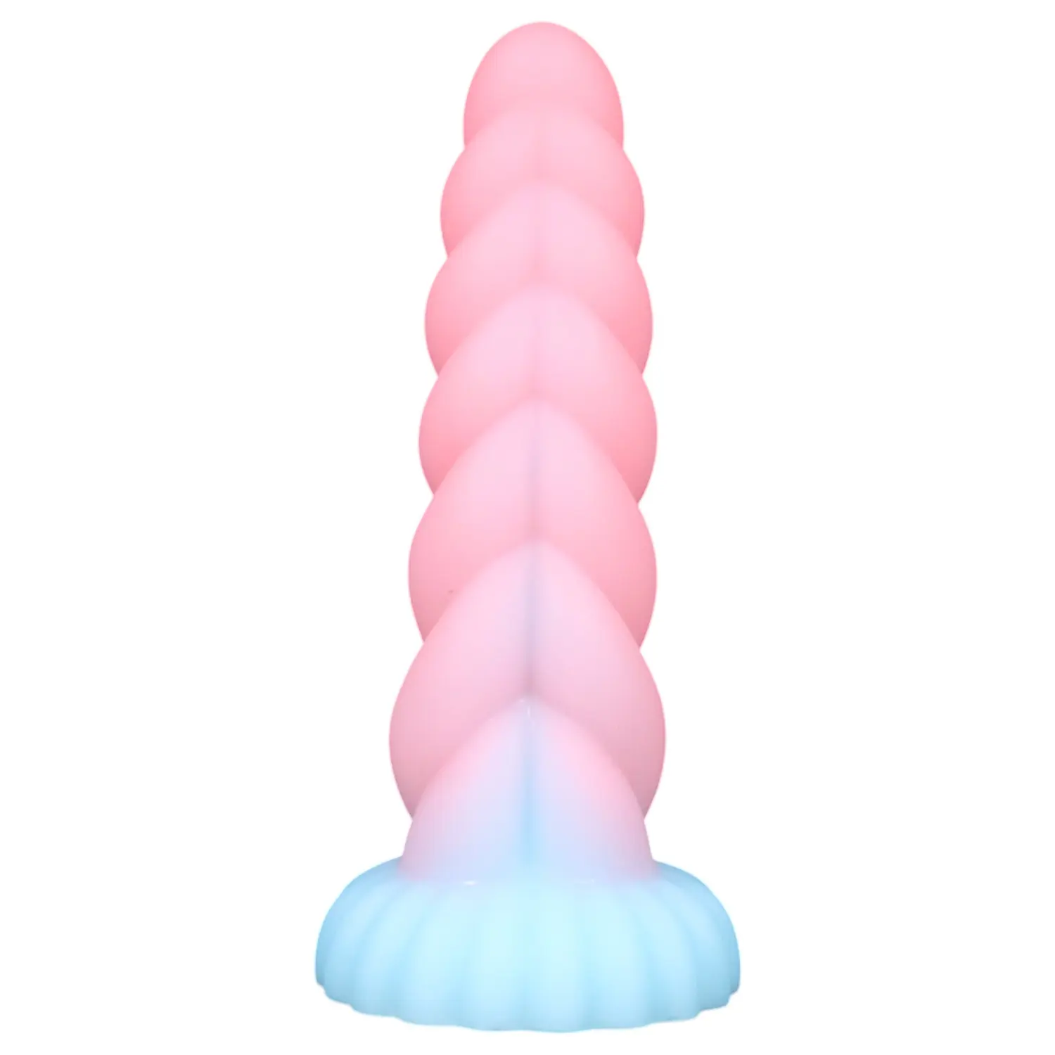 OgazR - dildo svítící jednorožec - 22 cm - duhové
