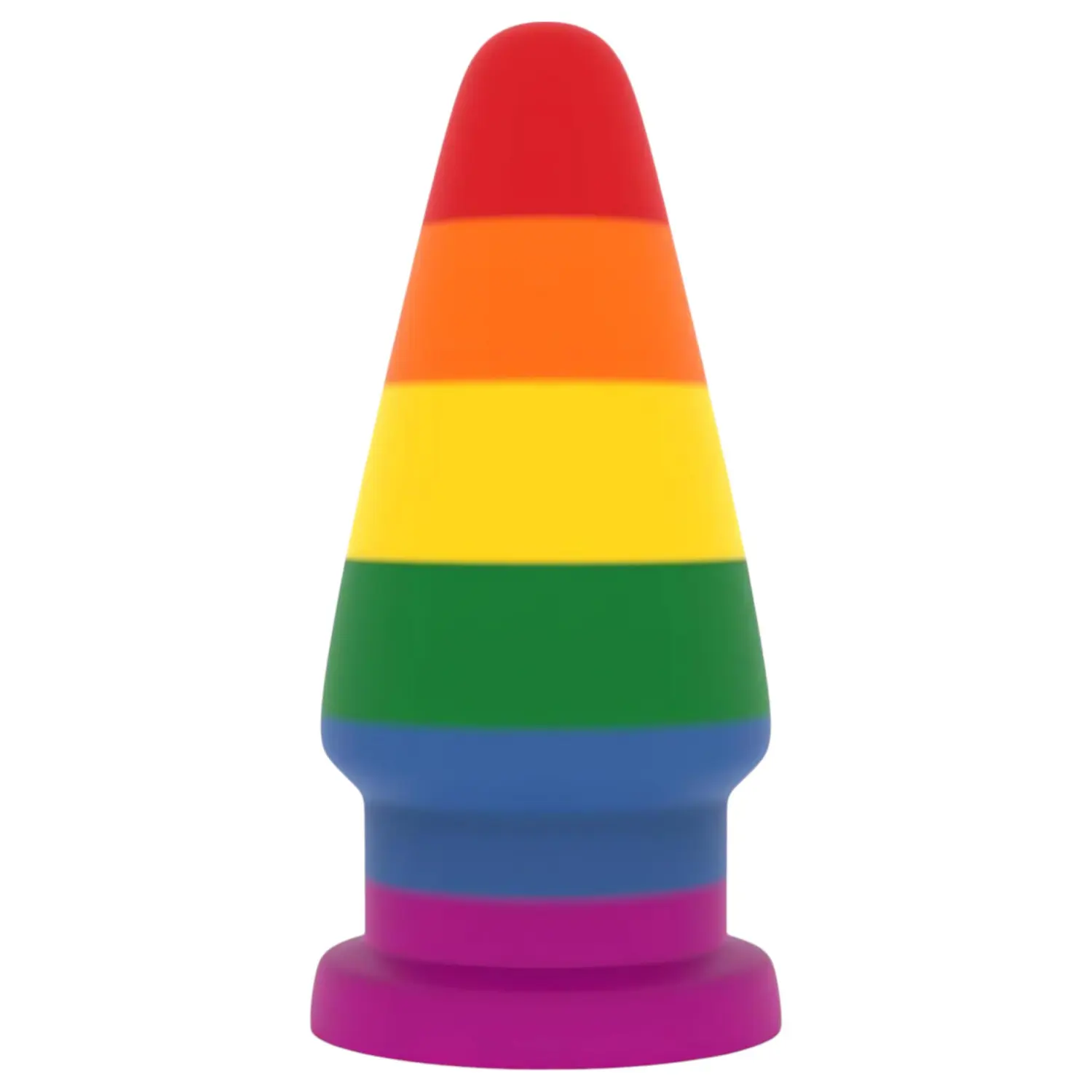 Lovetoy Prider - anální rozšiřující kolík - 15 cm (duhový)