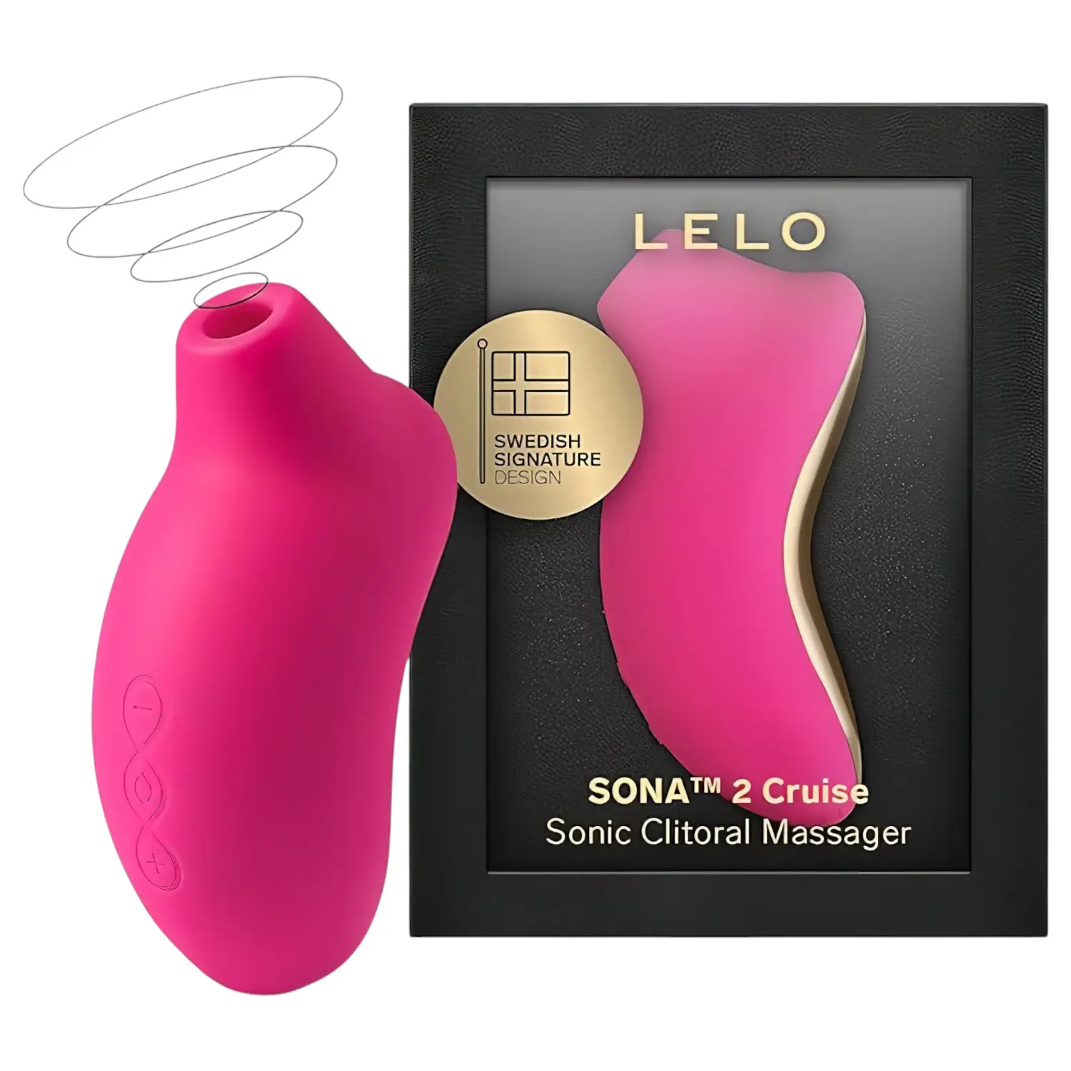 LELO Sona 2 Cruise - stimulátor klitorisu na vlny - červená