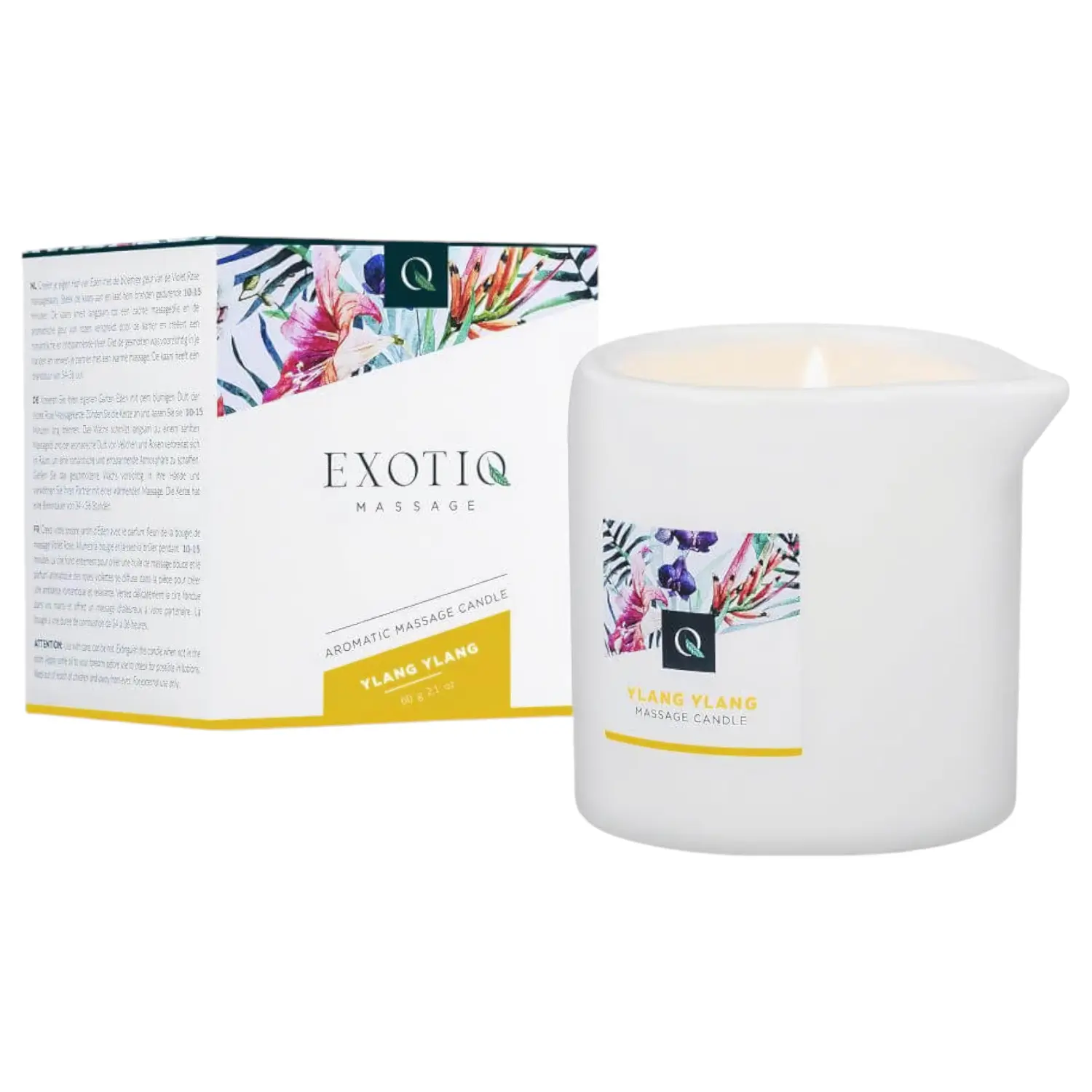 Exotiq - masážní svíčka s vůní ylang ylang - 60g