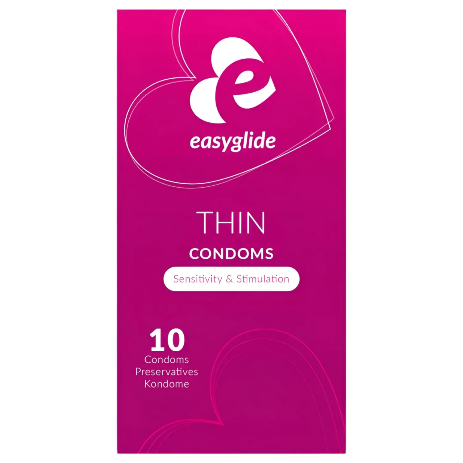 EasyGlide - ultra tenké kondomy - 10 ks