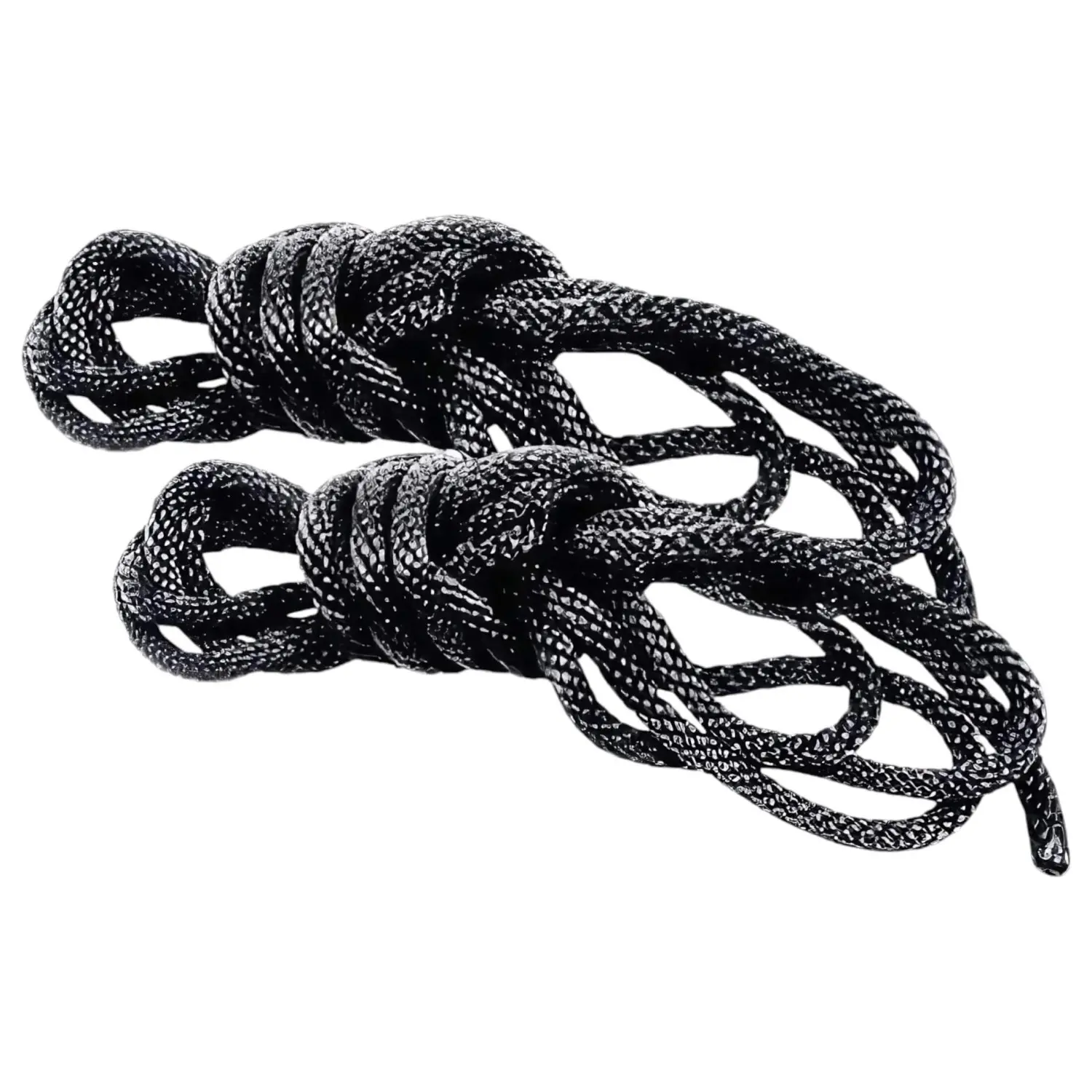 S&M - hedvábná sada bondage lan (černá, 2× 1,83 m)