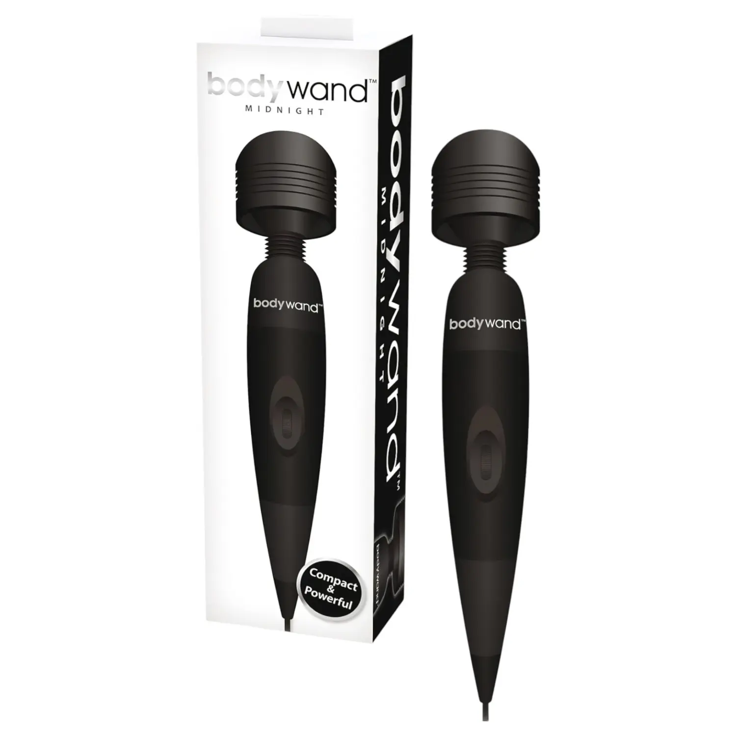 bodywand Midnight kompaktní síťový wand-masážní přístroj - černý