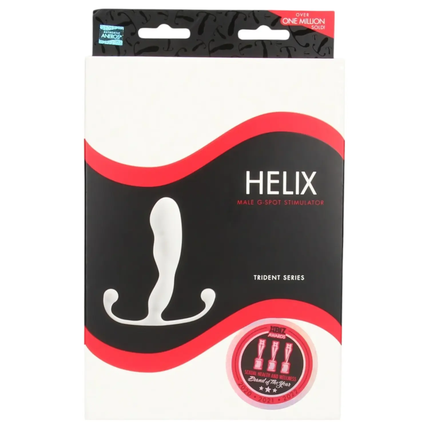 Aneros Trident Helix - prostatické dildo (bílé)