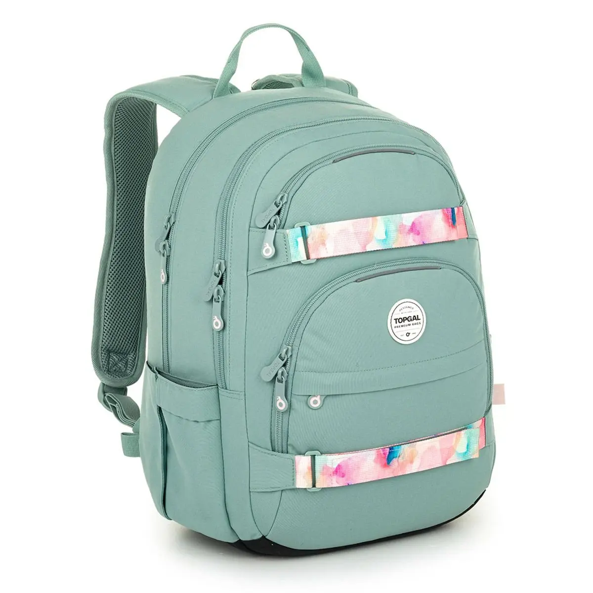 Mintový studentský batoh Topgal VIKI 25030 SET SMALL