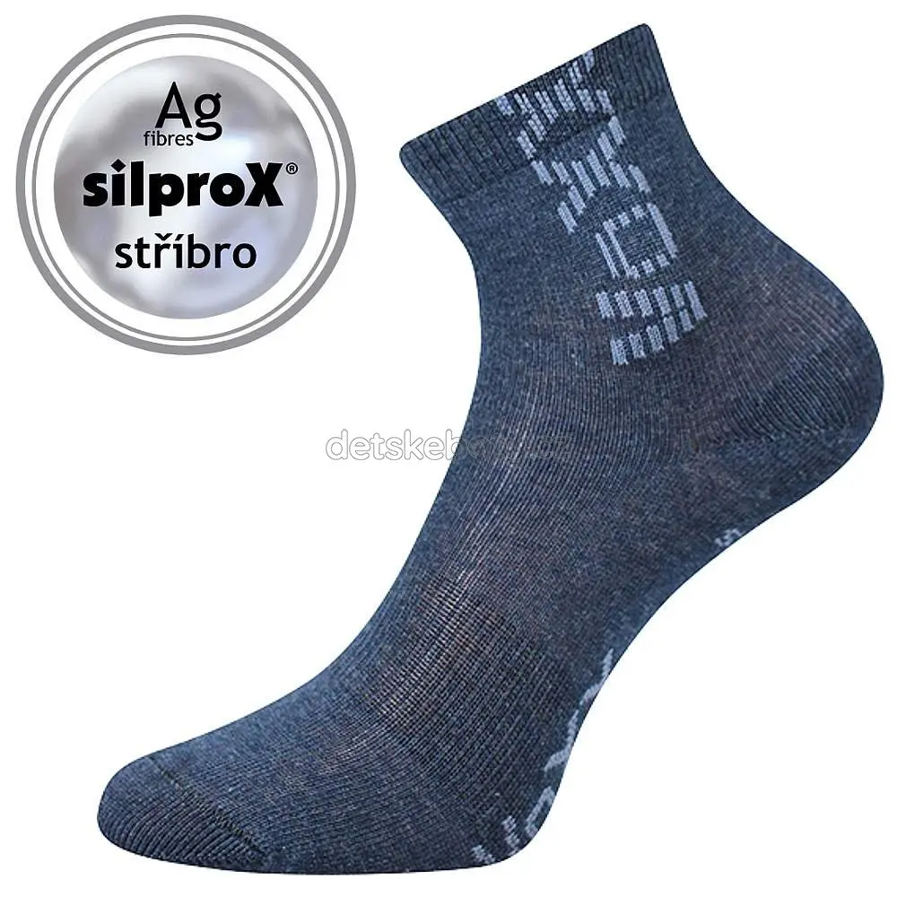 Dětské ponožky VoXX Adventurik jeans melé Velikost: