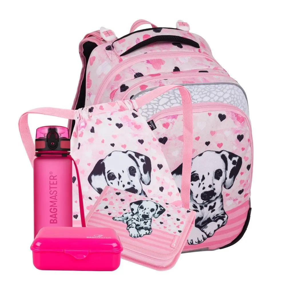 Velký školní set Bagmaster BETA 24 A Set L Pink