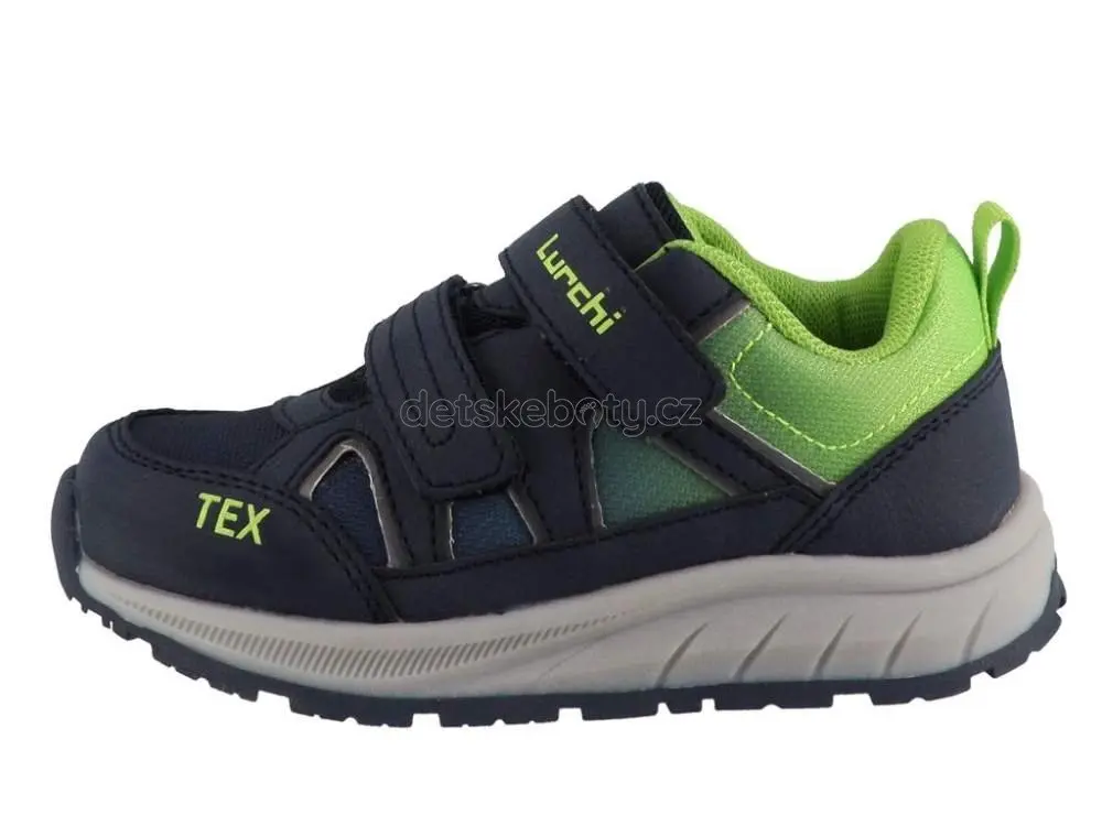 Dětské celoroční boty Lurchi 95L0083005 navy-lime Velikost: