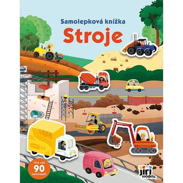 Stroje - Samolepková knížka | Neuveden