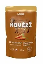 Louie Dog kapsa Hovězí s mrkví 150g + Množstevní sleva