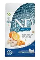 N&D OCEAN DOG Adult Mini Codfish&Pumpkin&Orange 2,5kg