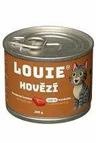 Louie Cat konz. Hovězí s prebiotiky 200g + Množstevní sleva