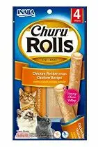 Churu Cat Rolls Chicken wraps Chicken cream 4x10g + Množstevní sleva
