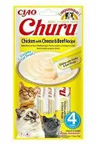 Churu Cat Chicken with Beef&Cheese Recipe 4x14g + Množstevní sleva