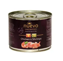 Nuevo kočka adult Kuře a krevety konz. 200g + Množstevní sleva