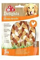 Pochoutka 8in1 Delights Chewy Braids XS/S 75g + Množstevní sleva