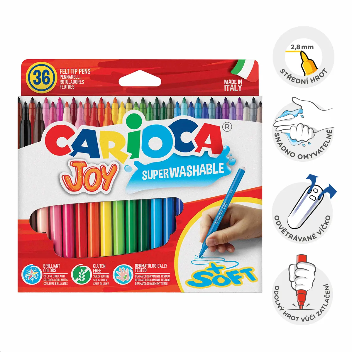 Fixy Carioca Joy - 36 ks