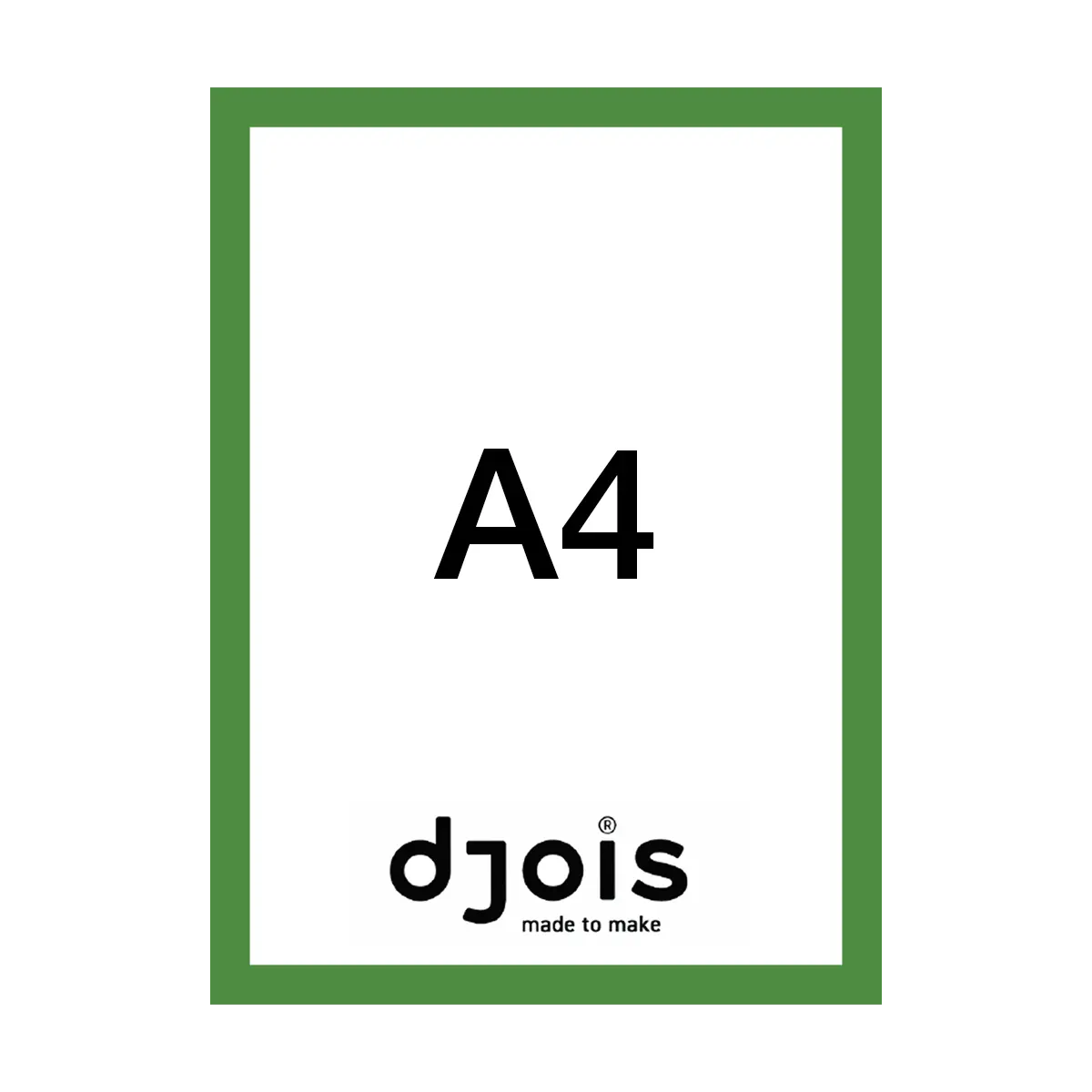 djois Magneto LEAN, A4, zelený, 10 ks